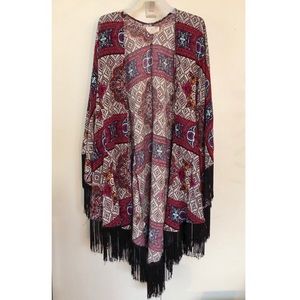 Fringe Bohemian Kimono